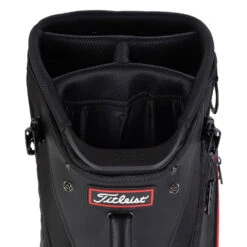 Titleist Jet Black Premium Golf Stand Bag -Golf Supplies Store 2020jetblackpremiumstandbagblackred4