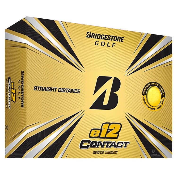 Bridgestone E12 Contact Matte Golf Balls 3 Bridgestone E12 Contact Matte Golf Balls