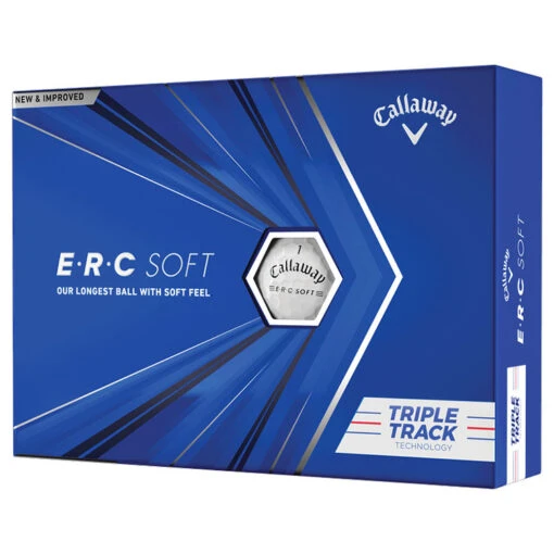Callaway 2022 ERC Soft Triple Track Golf Balls 2 Callaway 2022 ERC Soft Triple Track Golf Balls -Golf Supplies Store 2021ercsofttripletrackballswhite1