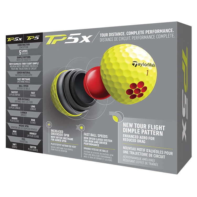 TaylorMade TP5x Golf Balls 5 TaylorMade TP5x Golf Balls - Image 3