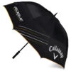 Callaway Rogue ST 64 Inch Golf Umbrella -Golf Supplies Store Callaway 2021 Rogue ST 64 Inch Umbrella Black White Gold 1