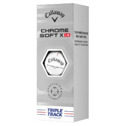 Callaway Chrome Soft X LS Triple Track Golf Balls -Golf Supplies Store Callaway 2022 Chrome Soft X LS Triple Track Golf Balls White 4
