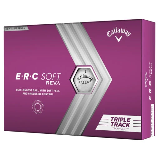 Callaway Ladies ERC Reva Soft Triple Track Golf Balls 1 Callaway Ladies ERC Reva Soft Triple Track Golf Balls -Golf Supplies Store Callaway Ladies ERC Reva Soft Triple Track Golf Balls 1