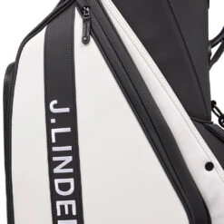 J.Lindeberg ST Golf Tour Staff Bag -Golf Supplies Store J Lindeberg Staff ST Golf Tour Staff Bag Black White 5