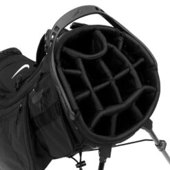 Nike Air Hybrid 2 Golf Stand Bag 7 Nike Air Hybrid 2 Golf Stand Bag -Golf Supplies Store Nike Air Hybrid 2 Golf Stand Bag Black Black White 3