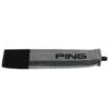 Ping Tri-Fold Golf Towel -Golf Supplies Store Ping Tri Fold Golf Towel Grey Black 1