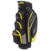PowaKaddy Premium Edition Golf Cart Bag -Golf Supplies Store PowaKaddy Premium Edition Cart Bag Black Gunmetal Yellow 1