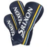 Srixon Open Golf Headcover Set 2 Srixon Open Golf Headcover Set -Golf Supplies Store Srixon Open Golf Headcover Set20Navy Blue Yellow