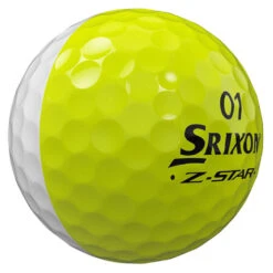 Srixon Z Star Divide Golf Balls -Golf Supplies Store Srixon Z Star Divide Golf Balls White Yellow 3