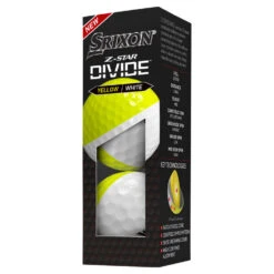 Srixon Z Star Divide Golf Balls -Golf Supplies Store Srixon Z Star Divide Golf Balls White Yellow 4