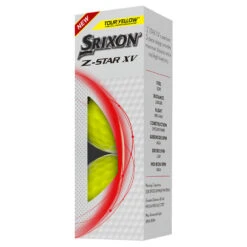 Srixon Z Star XV Golf Balls -Golf Supplies Store Srixon Z Star XV Golf Balls Yellow 4