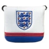 TaylorMade England Caddi 2.0 Mallet Putter Headcover 1 TaylorMade England Caddi 2.0 Mallet Putter Headcover -Golf Supplies Store TaylorMade England Caddi 2.0 Mallet Putter Headcover White Red Blue 1