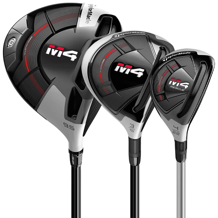 TaylorMade M4 2021 3-Piece Golf Wood Package Set 3 TaylorMade M4 2021 3-Piece Golf Wood Package Set