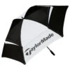 TaylorMade TP Tour Double Canopy Golf Umbrella 2 TaylorMade TP Tour Double Canopy Golf Umbrella -Golf Supplies Store TaylorMade TP Tour Double Canopy Umbrella Black White Grey 1