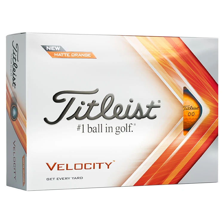 Titleist Velocity Matte Golf Balls 3 Titleist Velocity Matte Golf Balls