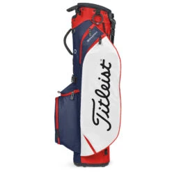 Titleist Players 4 StaDry Golf Stand Bag -Golf Supplies Store Titleist 2023 Players 4 Stadry Stand Bag Navy White Red 5