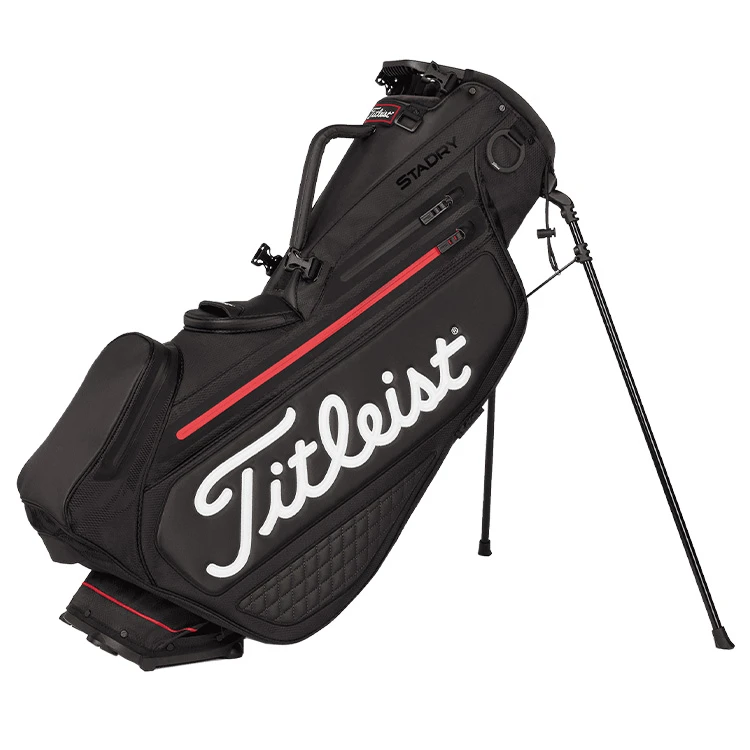 Titleist Jet Black Premium StaDry Golf Stand Bag 3 Titleist Jet Black Premium StaDry Golf Stand Bag