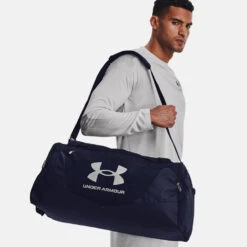 Under Armour Undeniable 5.0 Golf Duffle Bag -Golf Supplies Store Under Armour Undeniable 5.0 Duffle Bag Midnight Navy Midnight Navy Metallic Silver 6