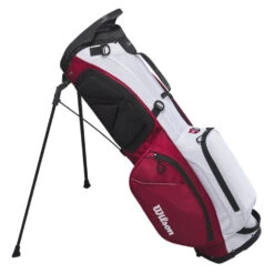 Wilson EXO Lite Staff Golf Stand Bag -Golf Supplies Store Wilson 2023 EXO Lite Staff Golf Stand Bag Red White 5