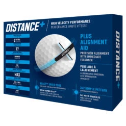 TaylorMade England Distance Plus Golf Balls -Golf Supplies Store distanceplusballswhite3