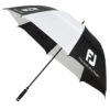 FootJoy Dual Canopy Golf Umbrella -Golf Supplies Store dualcanopyumbrellablackwhite1