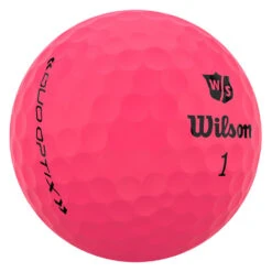 Wilson Ladies Duo Optix Matte Golf Balls -Golf Supplies Store duooptixgolfballspink3