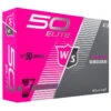 Wilson Ladies Fifty Elite Golf Balls -Golf Supplies Store fiftyelitegolfballspink1