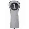 Titleist Heather Driver Headcover -Golf Supplies Store heatherdrivercovergreyblack1