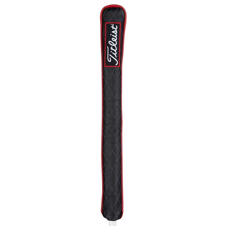 Titleist Jet Black Leather Alignment Stick Headcover 3 Titleist Jet Black Leather Alignment Stick Headcover